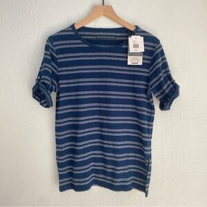 New with tags Nantucket whaler  Women's Navy Striped Short Sleeve Tee